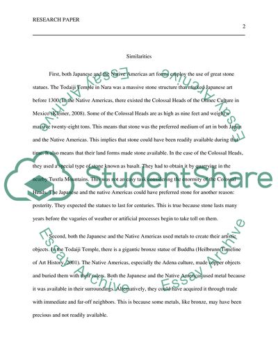 Similarities and Differences between the Basic Art Forms of the Japanese and the America