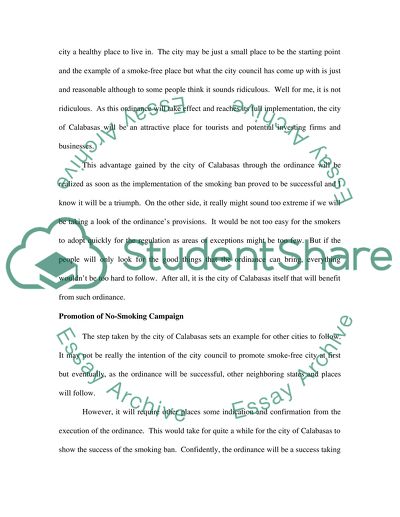 The Calabasas Smoking Ban Essay Example Topics And Well Written The Calabasas Smoking Ban Top English Essays also I Need Help With Statistics The Help By Kathryn Stockett
