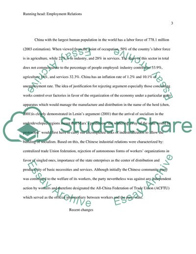 Systems Theory and Frameworks of Employment Relations in China