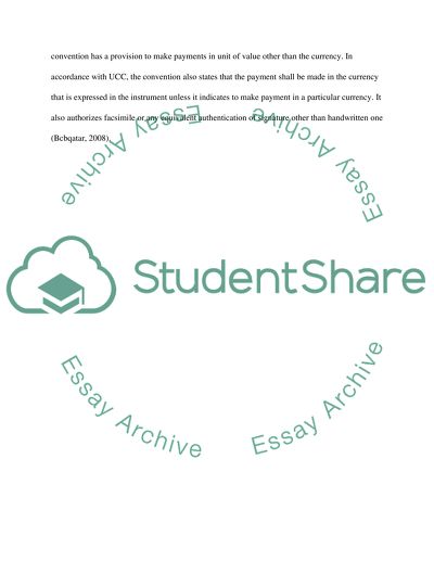 United Nations Convention on International Bills of Exchange