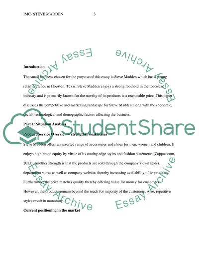 Competitive and Marketing Landscape for Steve Madden