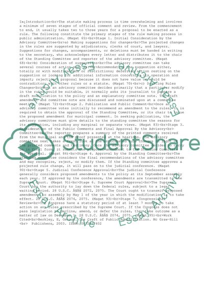 The Craft of Public Administration Statute