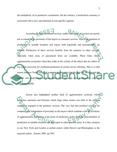Agglomeration Economies and Equilbrium Location of Firms