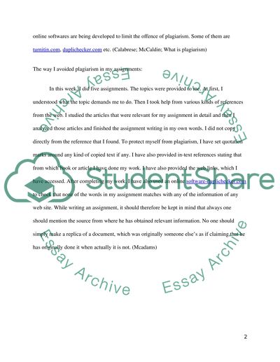 General Guidelines against Plagiarism