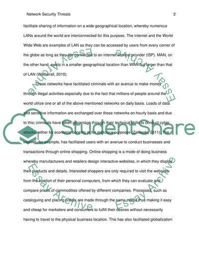 Network Security Threats and Their Solutions