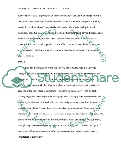Financial Article Summary