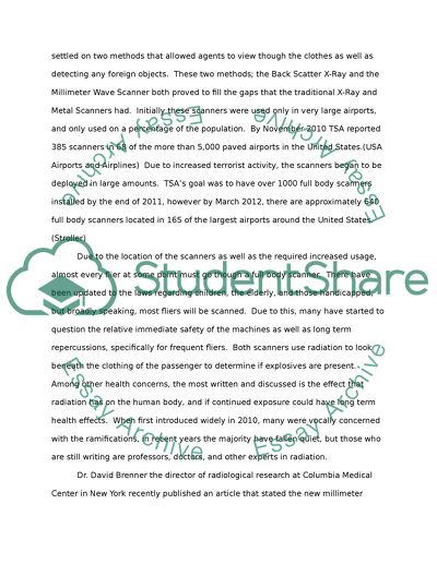 Airport Scanners: Perfectly Safe