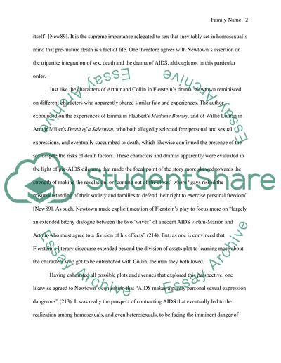 Sex, Death, and the Drama of Aids by George Newtown