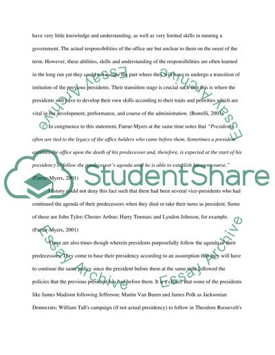 George H.W. Bush Presidency