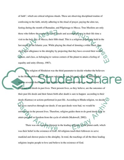 Report on the Religious Life of Planet Earth