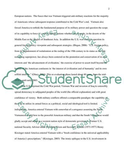 The US Military Capacity to Enforce Its Will in Foreign Regions