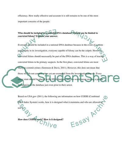 Organizations.DNA Databases: Crime-Fighting Weapon or Threat to Privacy