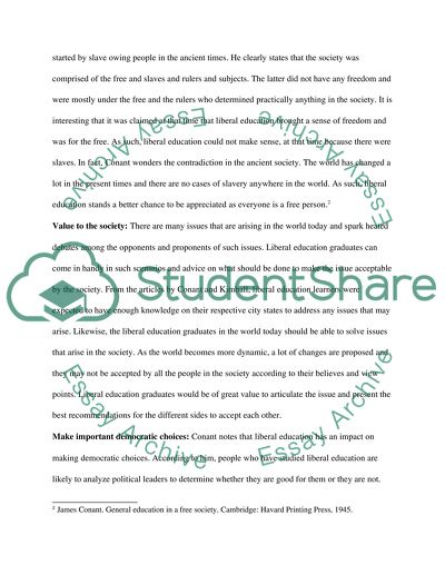 importance of liberal arts education essay