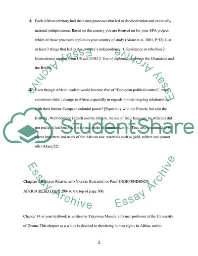 Themes in African History