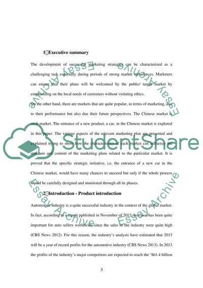 Justifying the Product and Market Decisions Taken in Terms of Market Selection and Entry