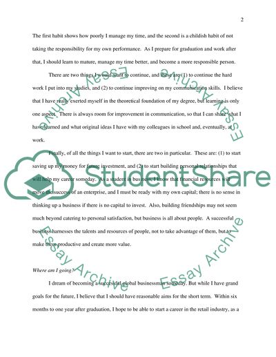 Professional Skills Development Plan