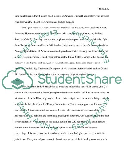 Administration of Domain Names and Servers by the USA