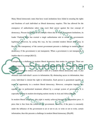 Internal and External Challenges Affecting Modern Democracy