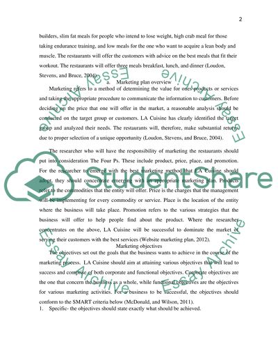 LA Cuisine Marketing Story