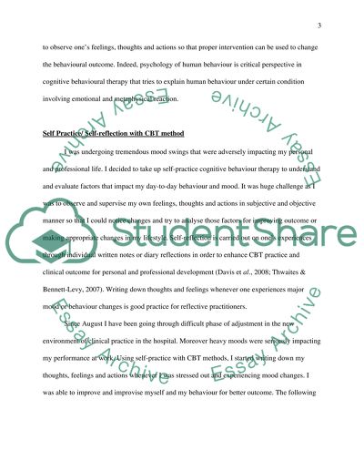 Cognitive Behaviour Approach