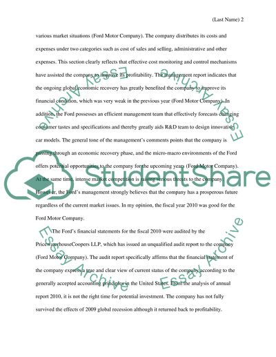 Accounting writing assignments