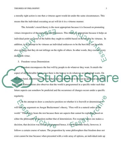 Theories of Philosophy