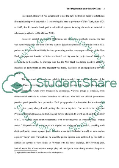 Depression and the New Deal