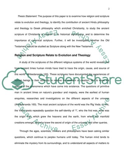 How Religion and Scripture Relate to Evolution and Theology