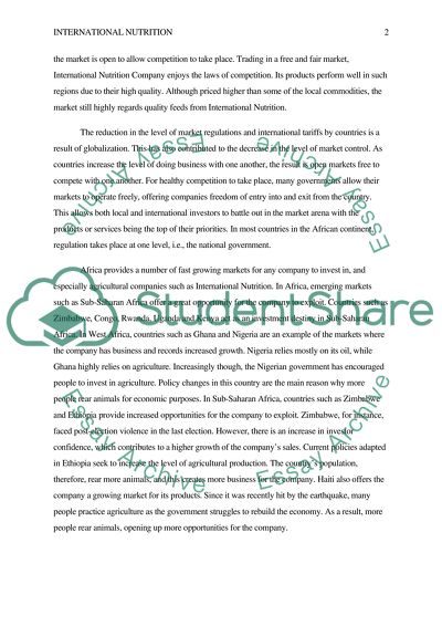 International Nutrition