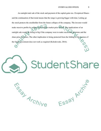 Is It a Good Idea to Hold Good Stocks Even if the Overall Market Is Overvalued