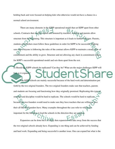 The Original Kipp Schools in Houston and New York