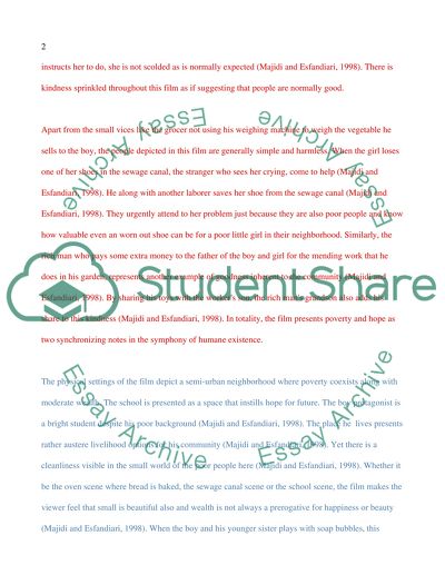 Children of Heaven Analysis