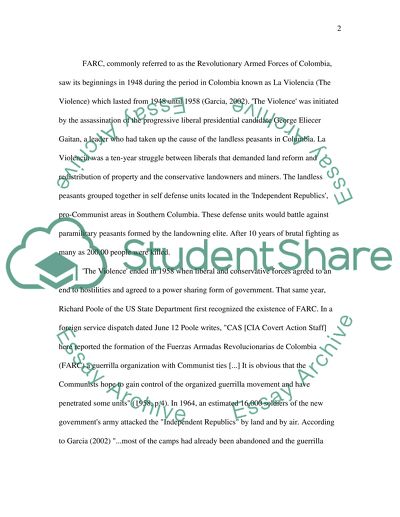 FARC - Revolutionary Armed Forces of Colombia