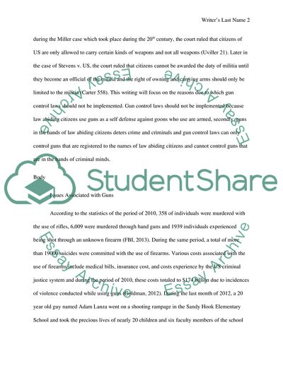The Death Sentence Errors or Gun Control