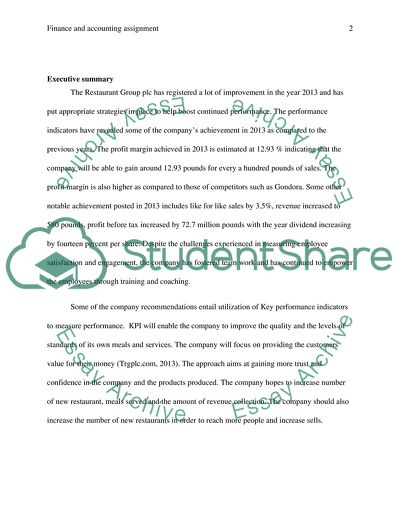 The Restaurant Group Plc: Profit Margin Analysis
