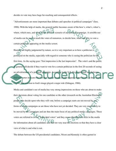 Analyzing media used by presidential campaigns