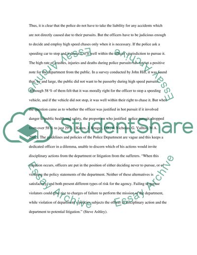 The Impact of Police Pursuits on Public Safety and Sovereignty