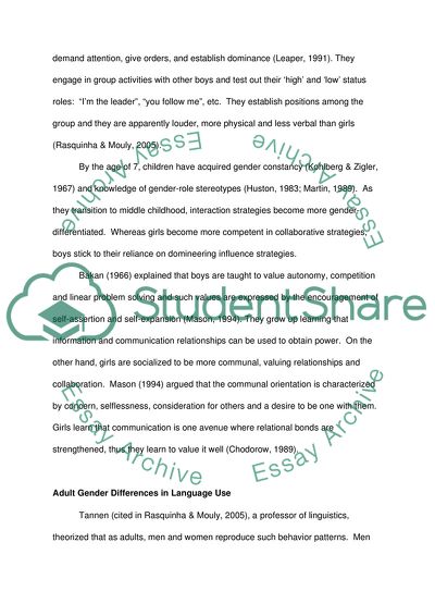 How Gender Differences Are Reflected in Language in the Workplace