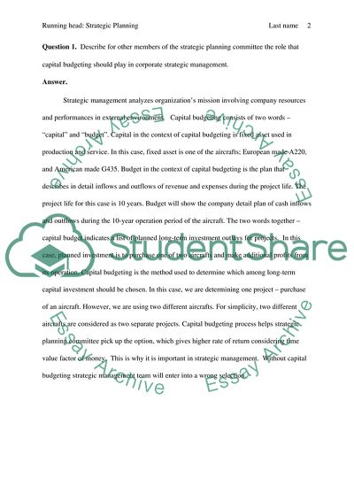 Airvalue Airways Strategic Planning