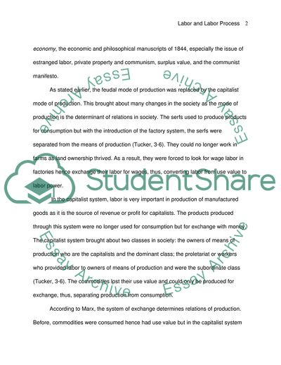 Labor and Labor Process