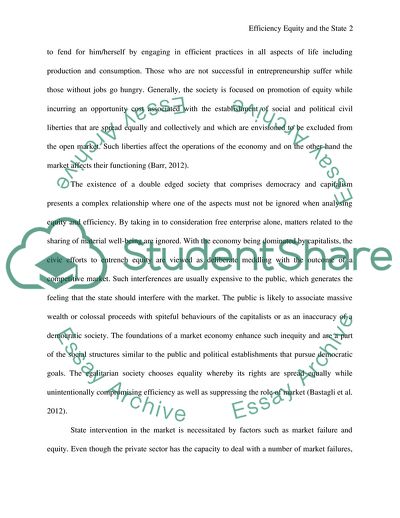 Efficiency is Best Left to the Market