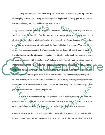 How to modify your behaviour on Cigarette Smoking