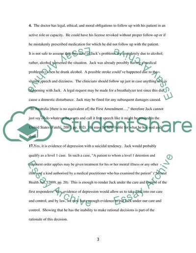 LAW & ETHICS IN PRACTICE, and Case study(Paramedics area assessments)