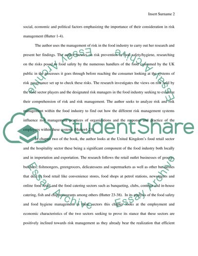 Food Retail Book Report