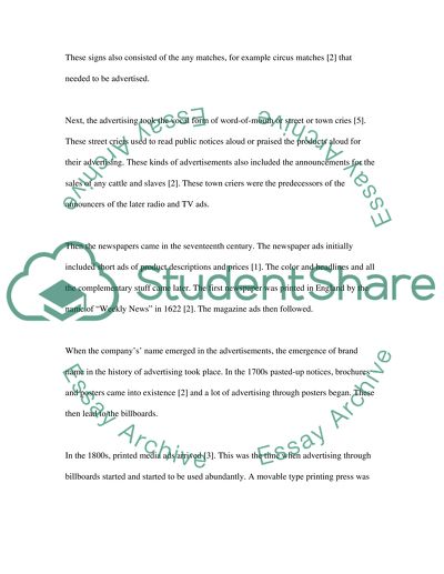 Astonishing History of Advertising