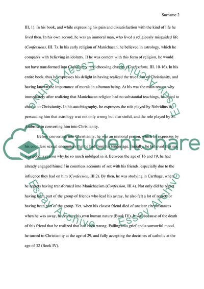 The Teachings of Saint Augustine and Confucius