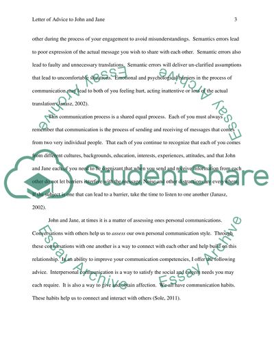 Example of a Personal Letter