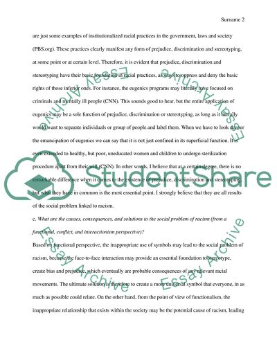 Points on Race and Ethnicity