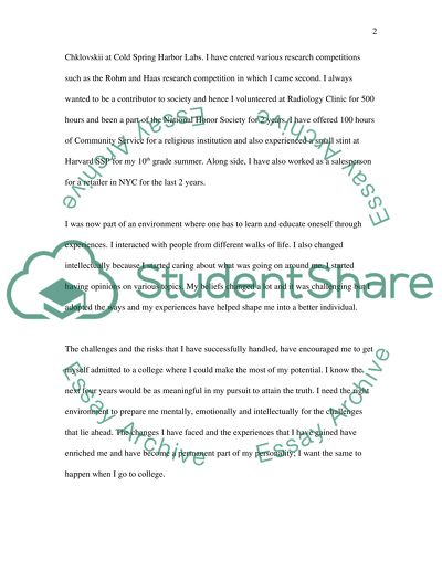 The Challenge Impacted on Me