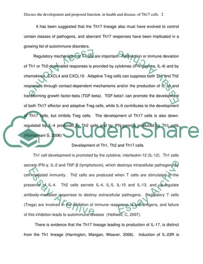 Th17 ells and Their Role